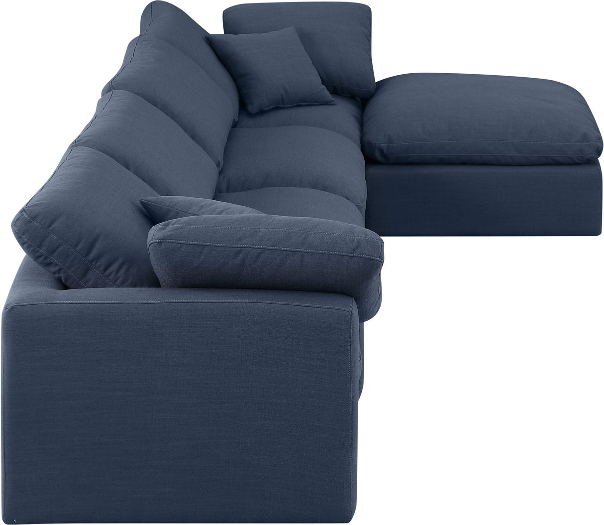 Indulge - Linen 5 Piece Modular Sectional With Chaise