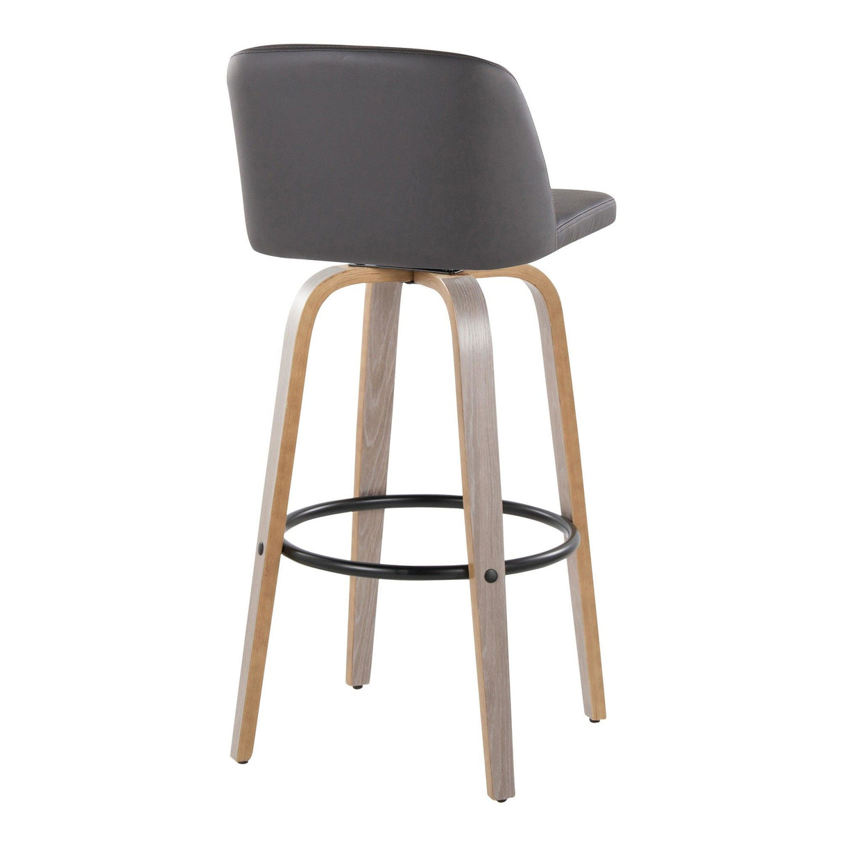 Toriano - 30" Fixed-Height Fabric Barstool (Set of 2)