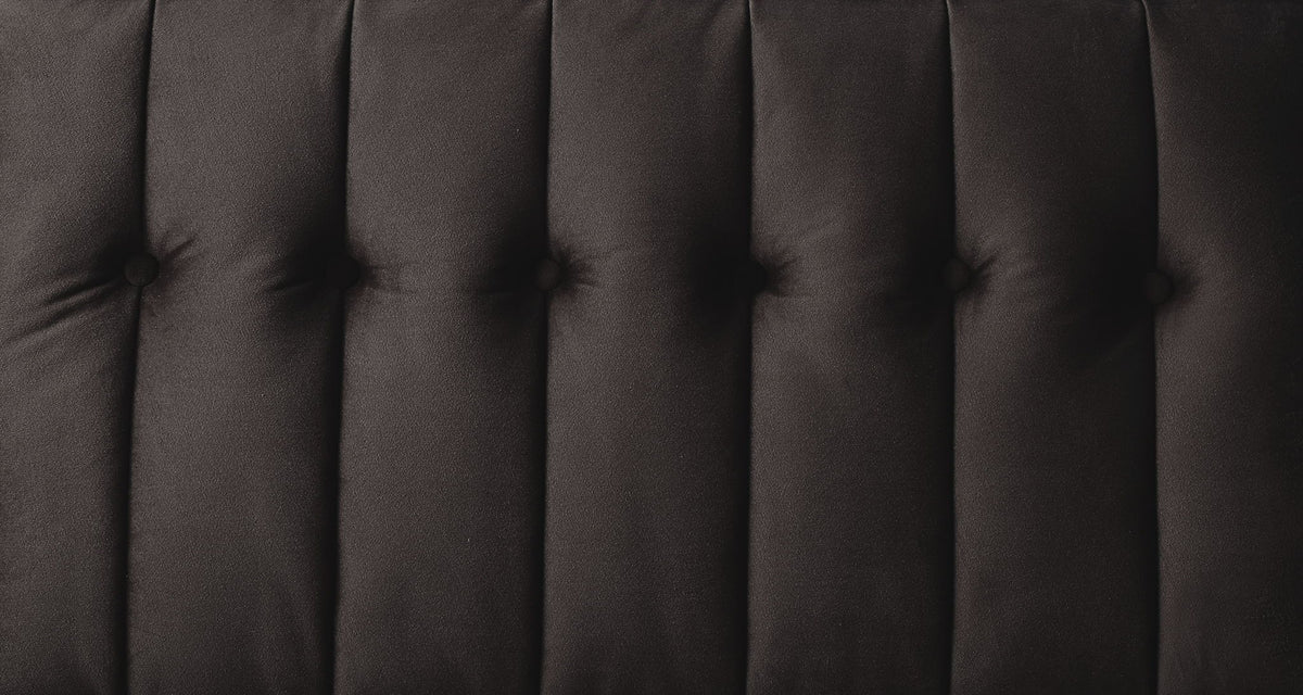 Qinven - Adjustable Sofa - Dark Brown Velvet