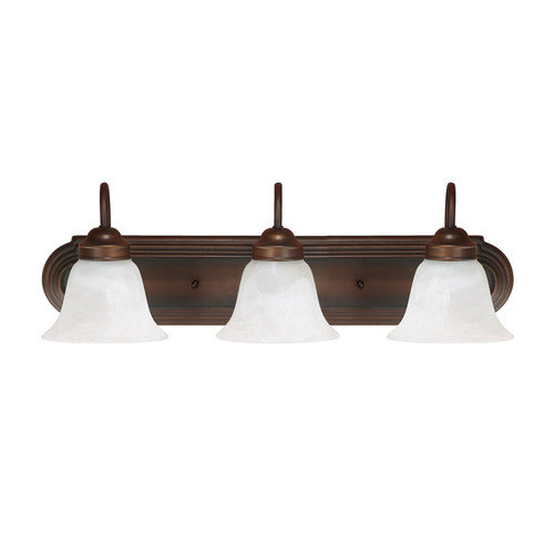 Capital Lighting 1033BB118 3 Bulb Bathroom Light - Burnished Bronze