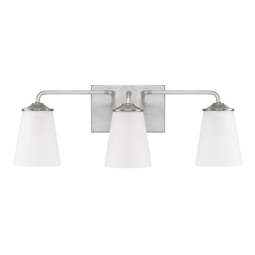 Capital Lighting 114131BN331 Braylon 3 Bulb Bathroom Light - Brushed Nickel