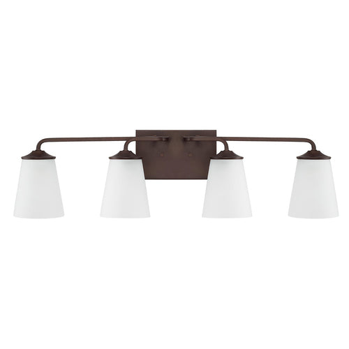 Capital Lighting 114141BZ331 Braylon 4 or more Bulb Bathroom Light - Bronze