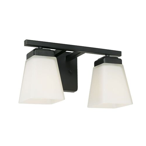 Capital Lighting 114421MB334 Baxley 2 Bulb Bathroom Light - Matte Black