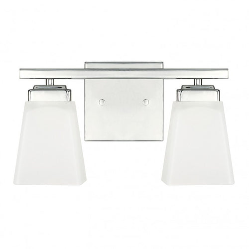 Capital Lighting 114421PN334 Baxley 2 Bulb Bathroom Light - Polished Nickel