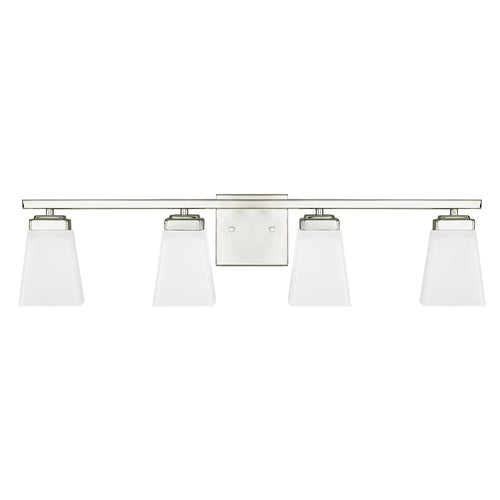Capital Lighting 114441PN334 Baxley 4 or more Bulb Bathroom Light - Polished Nickel
