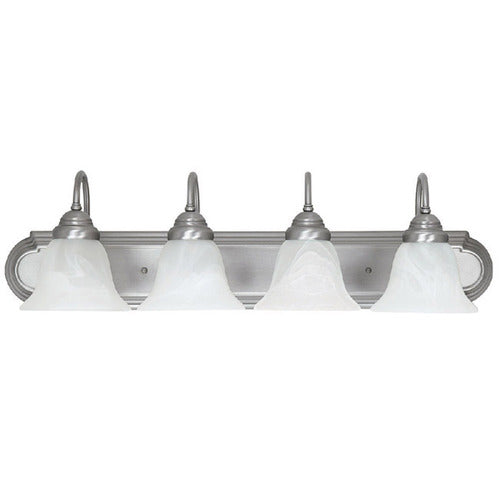 Capital Lighting 1164MN118 4 or more Bulb Bathroom Light - Matte Nickel