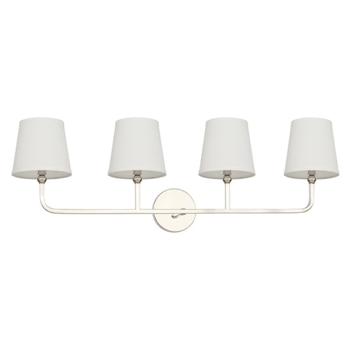 Capital Lighting 119341PN674 Dawson 4 or more Bulb Bathroom Light - Polished Nickel