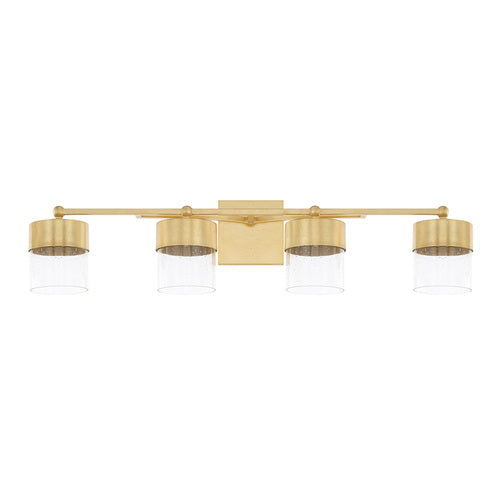Capital Lighting 119441CG418LD Regan 4 or more Bulb Bathroom Light - Capital Gold