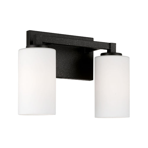 Capital Lighting 119821BI545 Ravenwood 2 Bulb Bathroom Light - Black Iron