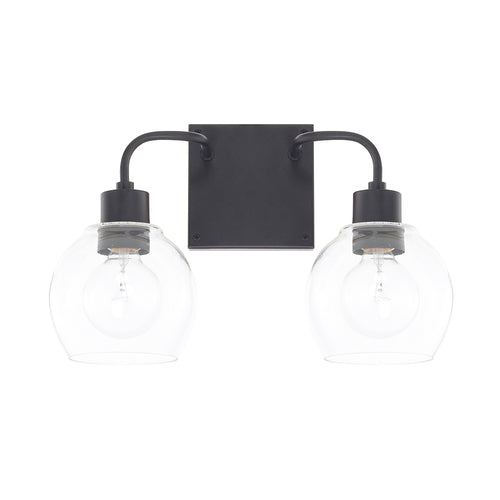 Capital Lighting 120021MB426 HomePlace 2 Bulb Bathroom Light - Matte Black