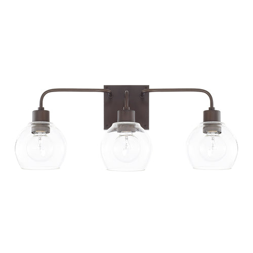 Capital Lighting 120031BZ426 HomePlace 3 Bulb Bathroom Light - Bronze