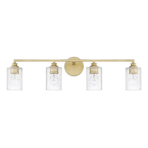 Capital Lighting 120541CG422 Milan 4 or more Bulb Bathroom Light - Capital Gold