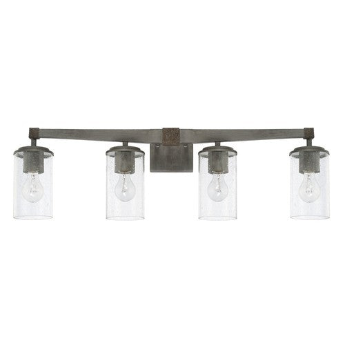 Capital Lighting 125941UG435 Zac 4 or more Bulb Bathroom Light - Urban Grey