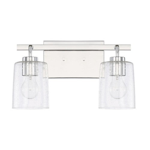 Capital Lighting 128521CH449 Greyson 2 Bulb Bathroom Light - Chrome