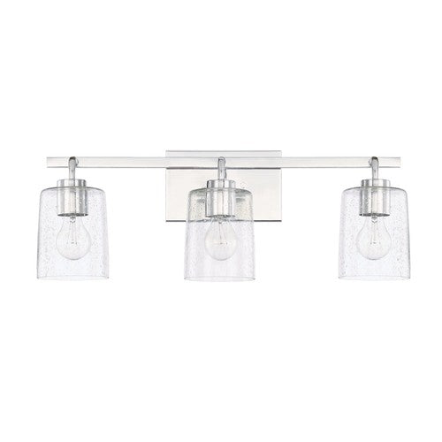 Capital Lighting 128531CH449 Greyson 3 Bulb Bathroom Light - Chrome