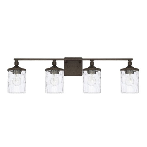 Capital Lighting 128841UB451 Collier 4 or more Bulb Bathroom Light - Urban Brown