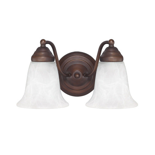 Capital Lighting 1362BB117 Brady 2 Bulb Bathroom Light - Burnished Bronze