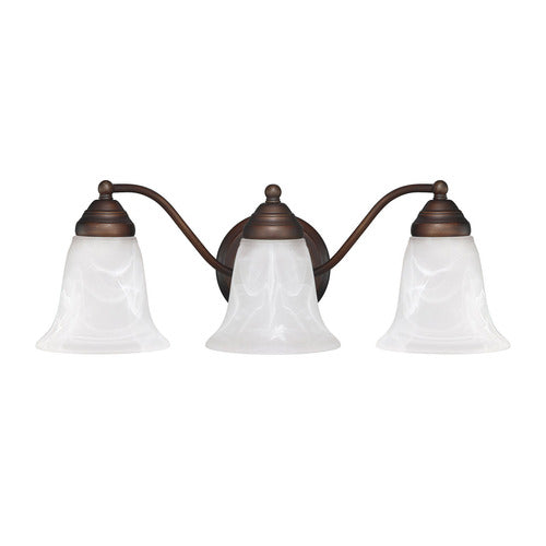 Capital Lighting 1363BB117 Brady 3 Bulb Bathroom Light - Burnished Bronze