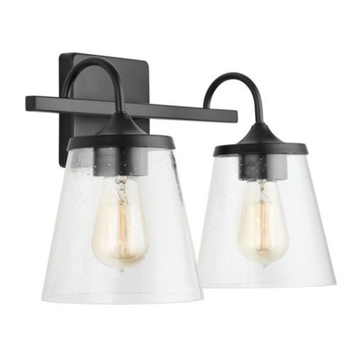 Capital Lighting 139122MB496 Jayne 2 Bulb Bathroom Light - Matte Black