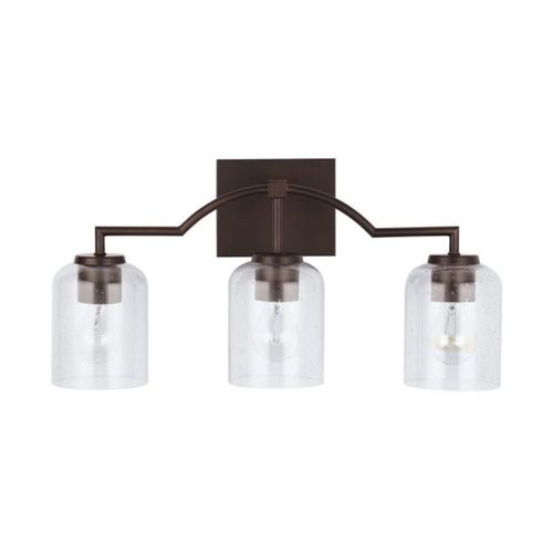 Capital Lighting 139331BZ500 Carter 3 Bulb Bathroom Light - Bronze