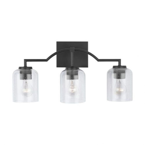 Capital Lighting 139331MB500 Carter 3 Bulb Bathroom Light - Matte Black