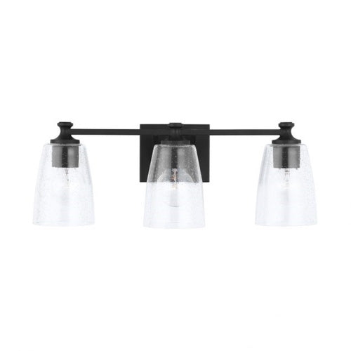 Capital Lighting 140931MB506 Myles 3 Bulb Bathroom Light - Matte Black