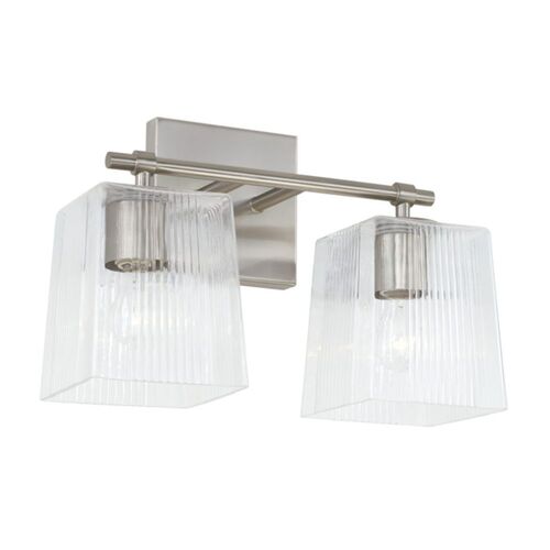 Capital Lighting 141721BN508 Lexi 2 Bulb Bathroom Light - Brushed Nickel