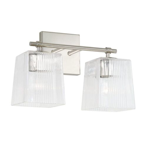 Capital Lighting 141721PN508 Lexi 2 Bulb Bathroom Light - Polished Nickel