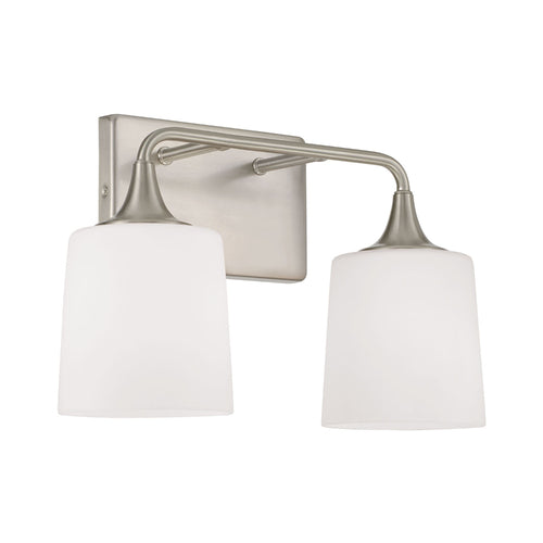 Capital Lighting 148921BN541 Presley 2 Bulb Bathroom Light - Brushed Nickel