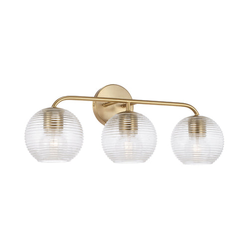 Capital Lighting 149931MA544 Dolan 3 Bulb Bathroom Light - Matte Brass