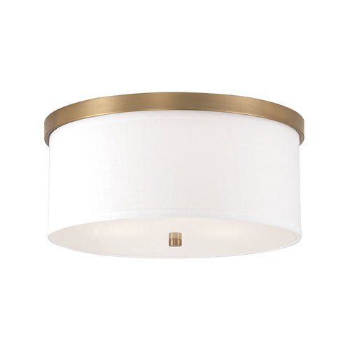 Capital Lighting 2015AD480 Midtown Flush Mount Ceiling Light - Aged Brass