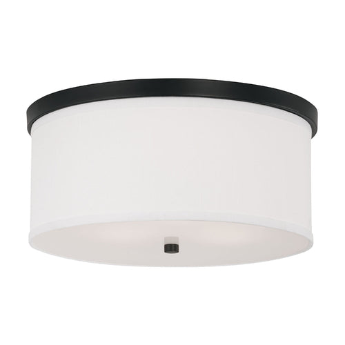Capital Lighting 2015MB480 Midtown Flush Mount Ceiling Light - Matte Black