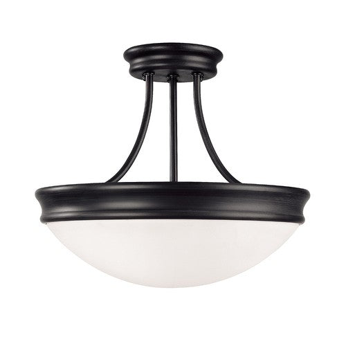 Capital Lighting 2037MB Semi Flush Mount Ceiling Light - Matte Black