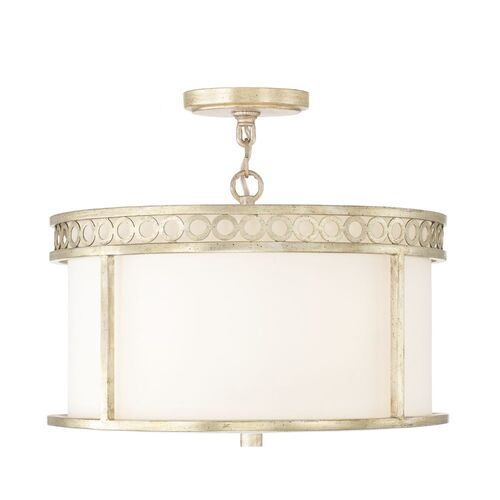 Capital Lighting 243141WG Ricci Semi Flush Mount Ceiling Light - Winter Gold