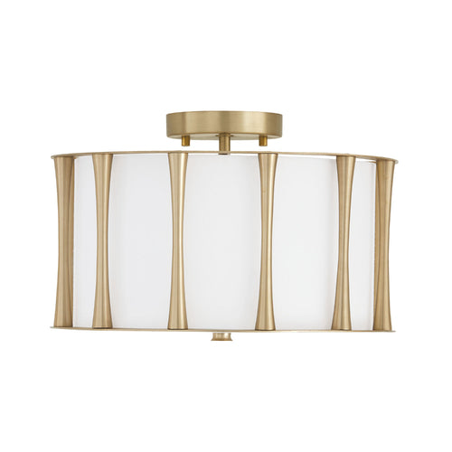 Capital Lighting 244631MA Bodie Semi Flush Mount Ceiling Light - Matte Brass