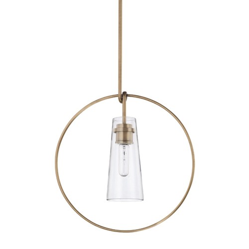 Capital Lighting 325715AD Entrance / Foyer Pendant - Aged Brass
