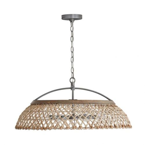 Capital Lighting 340862GK Independent Down Light Pendant - Grey Wash / Antique Nickel