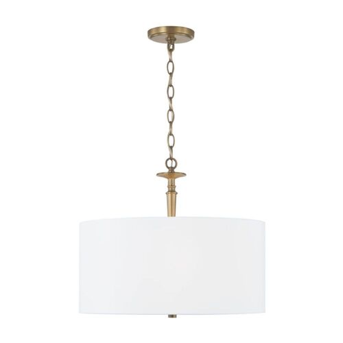 Capital Lighting 342631AD Abbie Down Light Pendant - Aged Brass