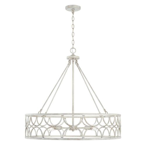 Capital Lighting 343341WW Ricci Drum Pendant - Winter White
