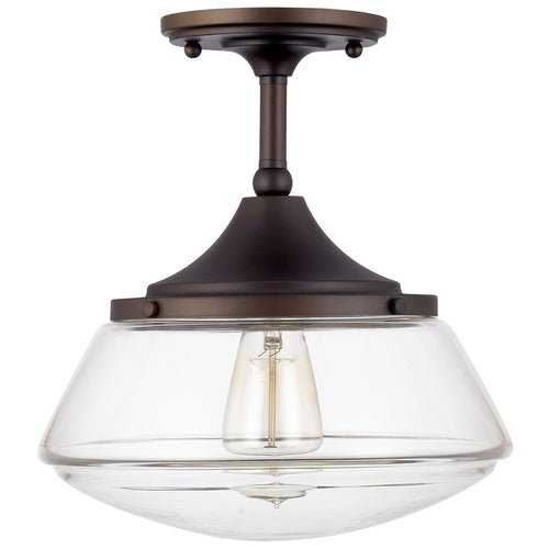 Capital Lighting 3533BB134 Semi Flush Mount Ceiling Light - Burnished Bronze