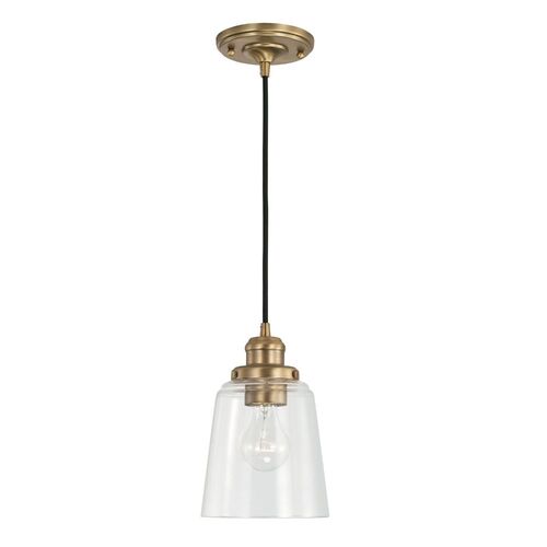 Capital Lighting 3718AD135 Fallon Mini Pendant - Aged Brass