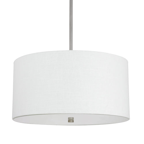 Capital Lighting 3922MN623 Loft Drum Pendant - Matte Nickel