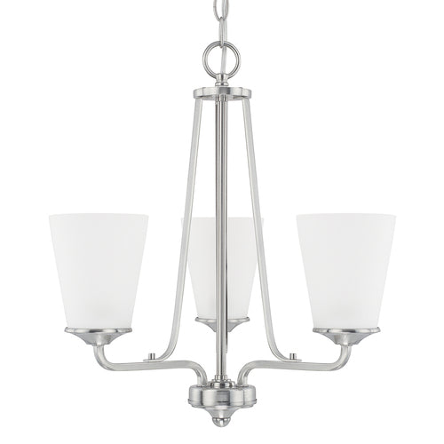 Capital Lighting 414131BN331 Braylon Mini Chandelier - Brushed Nickel
