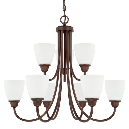 Capital Lighting 415191BZ337 Trenton Mid Sized Chandelier - Bronze