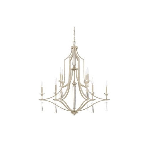 Capital Lighting 427801WW Serena Large Foyer Chandelier - Winter White