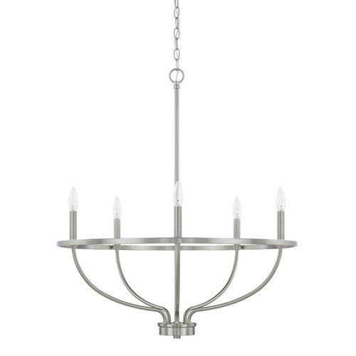 Capital Lighting 428551BN Greyson Mid Sized Chandelier - Brushed Nickel