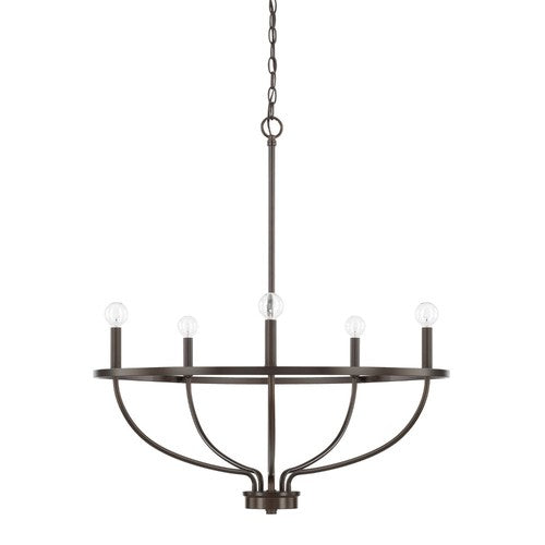 Capital Lighting 428551BZ Greyson Mid Sized Chandelier - Bronze