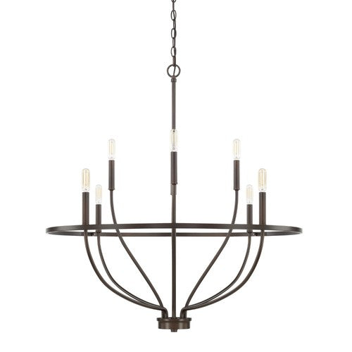 Capital Lighting 428581BZ Greyson Mid Sized Chandelier - Bronze