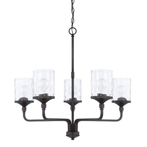 Capital Lighting 428851MB451 Colton Mid Sized Chandelier - Matte Black
