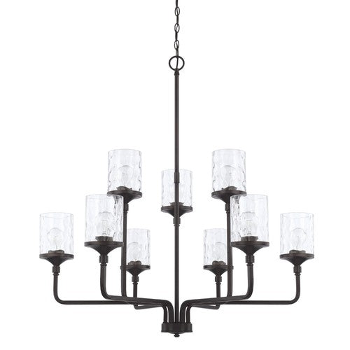 Capital Lighting 428891MB451 Colton Large Foyer Chandelier - Matte Black